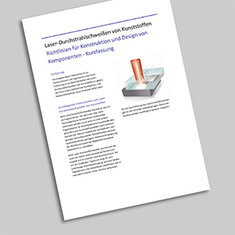 Richtlinien für Konstruktion und Design von lasergeschweißten Kunststoff-Komponenten